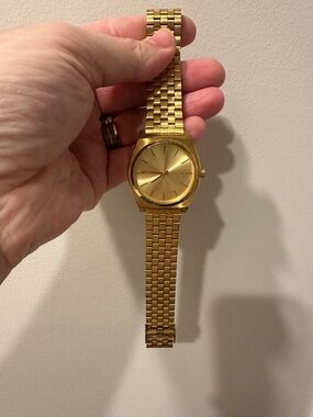 Nixon Gold Tone Stainless Steel Men’s Watch